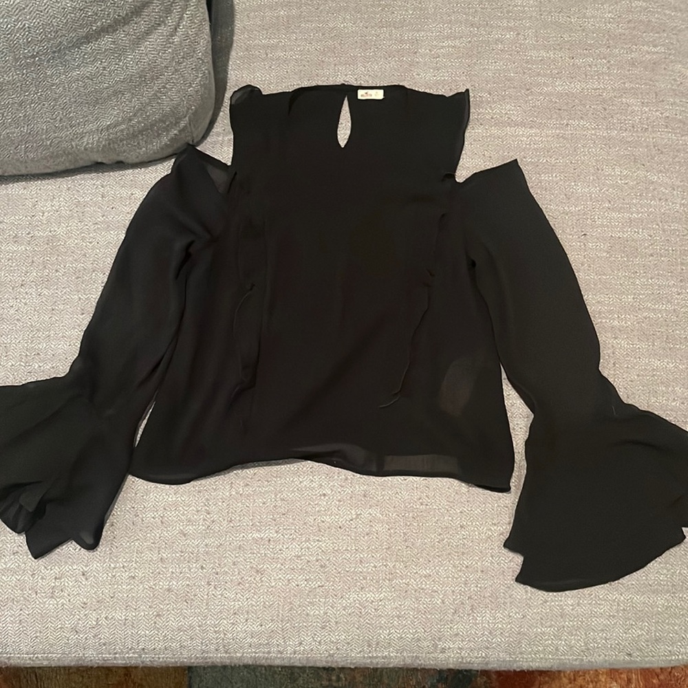 Cute black off the shoulder blouse